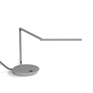 Z-Bar Mini 5.70 watt Silver Desk Lamp Portable Light